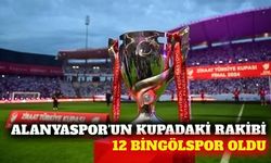 Türkiye Kupası'nda Alanyaspor'un rakibi 12 Bingölspor oldu