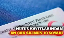 Türkiye'de en çok değiştirilen 10 soyadı belli oldu