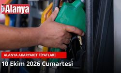 Alanya akaryakıt fiyatları 10 Ekim 2026: Benzin 86,02 TL