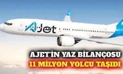 AJet yaz döneminde 11 milyon yolcu taşıdı