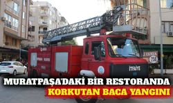 Muratpaşa'da restoran bacası yandı