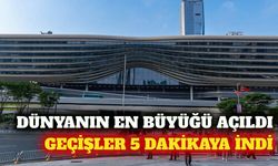 Çin'in dev sınır kapısı açıldı: İşlemler 5 dakikaya indi