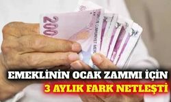 Emekli maaşı için 3 aylık enflasyon farkı belli oldu