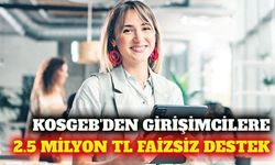 Girişimcilere 2.5 milyon TL KOSGEB desteği