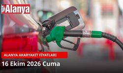 Alanya akaryakıt fiyatları 16 Ekim 2026: Benzin 86,12 TL