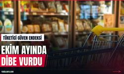 Tüketici güven endeksi ekim ayında yüzde 7,7 düştü