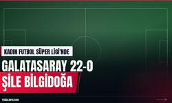 Galatasaray kadın futbol takımı Şile'yi 22-0 mağlup etti