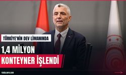 Bakan Bolat: Ambarlı'da 1,4 milyon konteyner işlem gördü