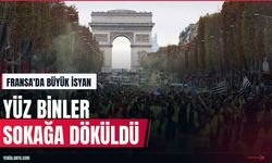 Fransa'da Sarı Yelekliler eylemine 400 bin kişi katıldı