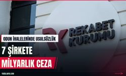 Odun ihalelerinde 7 şirkete 1,3 milyar lira ceza kesildi