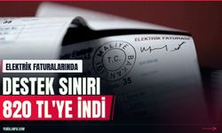 Elektrik faturalarında devlet desteği sınırı 820 TL'ye indi