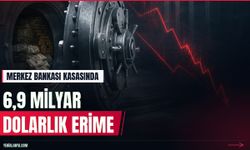 TCMB brüt rezervleri bir haftada 6,9 milyar dolar azaldı