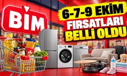 BİM’de 6-7-9 Ekim fırsatları belli oldu: Beyaz eşyadan gıdaya yüzlerce ürün geliyor