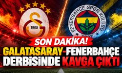 Son dakika - Galatasaray-Fenerbahçe derbisinin henüz 16. saniyesinde ortalık karıştı!