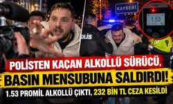 Alkollü Sürücü Dehşeti! Polisten kaçtı, Gazeteciye Saldırdı
