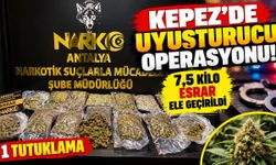 Kepez'de uyuşturucu operasyonu! 7,5 kilo esrar ele geçirildi