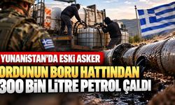 Ordunun boru hattından 300 bin litre petrol çaldılar