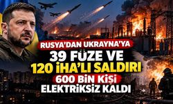 Rusya'dan Ukrayna'ya Füze ve İHA Yağmuru! 600 Bin Kişi Elektriksiz Kaldı