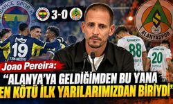 Joao Pereira: “Alanya’ya geldiğimden bu yana en kötü ilk yarılarımızdan biriydi”