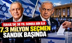 İsrail'de 38 yıl sonra bir ilk: 7,3 milyon seçmen sandık başında