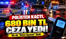 Polisin üzerine araç sürdü, 680 bin TL ceza yedi! Bir de “dava açarım” dedi