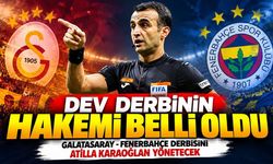 Dev derbinin hakemi belli oldu
