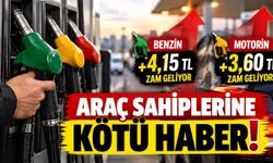 Araç sahiplerine kötü haber! Benzin ve motorine büyük zam kapıda