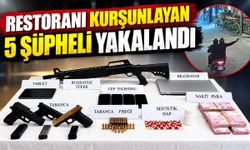 Manavgat'ta restorana 6 el ateş ettiler! 120 saatlik görüntü 5 şüpheliyi ele verdi