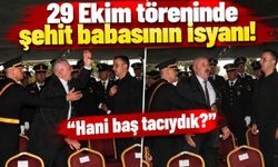 29 Ekim töreninde şehit babasının isyanı: “Hani baş tacıydık?”