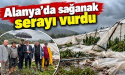 Alanya'da sağanak seraları vurdu