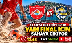 Alanya Belediyespor yarı final için sahaya çıkıyor: Kritik maç TRT Spor'da
