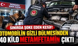 Sınırda 40 kiloluk uyuşturucu şoku!