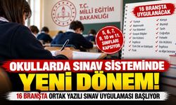 MEB'den milyonlarca öğrenciyi ilgilendiren karar! Sınavlarda 16 branşı kapsayan yeni dönem