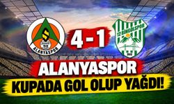 Alanyaspor kupada gol olup yağdı! 4 golle turu geçti