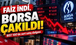 Borsada sert satış dalgası! Faiz indirimi geldi, hisseler geriledi