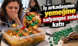 İş yerinde akılalmaz olay! Arkadaşının yemeğine zehir kattı
