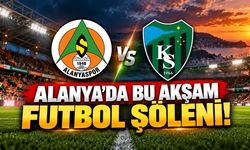 Alanya'da bu akşam futbol şöleni! Alanyaspor, Kocaelispor'u ağırlıyor