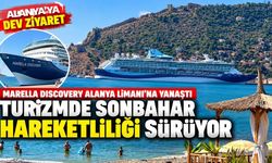 Dev kruvaziyer Marella Discovery Alanya Limanı'na yanaştı