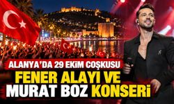 Alanya'da 29 Ekim coşkusu: Fener alayı ve Murat Boz konseri