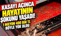 Kasayı açınca hayatının şokunu yaşadı! 1 milyon 400 bin TL böyle yok oldu