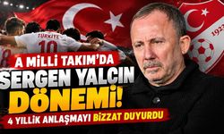 A Milli Takım'da Sergen Yalçın dönemi! 4 yıllık anlaşmayı bizzat duyurdu