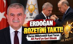 Siyasette sürpriz transfer! Erdoğan rozetini taktı, AK Parti'ye geri döndü