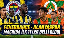 Fenerbahçe - Alanyaspor maçında ilk 11'ler belli oldu!