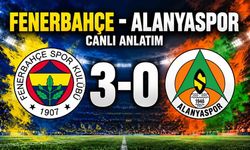 Fenerbahçe - Alanyaspor maçı canlı anlatım
