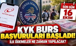 KYK burs başvuruları başladı! Öğrencilere 16 Ekim uyarısı: İlk ödemeler ne zaman yapılacak?
