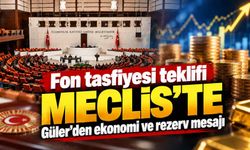 Fon tasfiyesi teklifi Meclis’te: Güler’den ekonomi ve rezerv mesajı