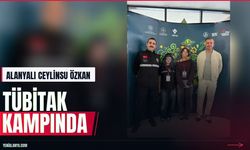 TÜBİTAK kampına seçilen Ceylinsu Alanya'nın gururu oldu