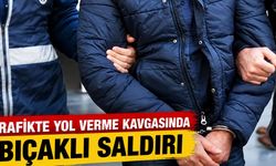 Trafikte Yol Verme Kavgasında Bıçaklı Saldırı