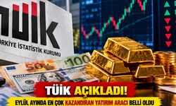 TÜİK Açıkladı: Eylül Ayında En Çok Kazandıran Yatırım Aracı Belli Oldu