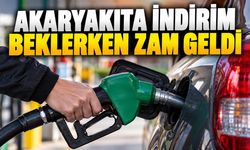 Akaryakıta indirim beklerken zam geldi
